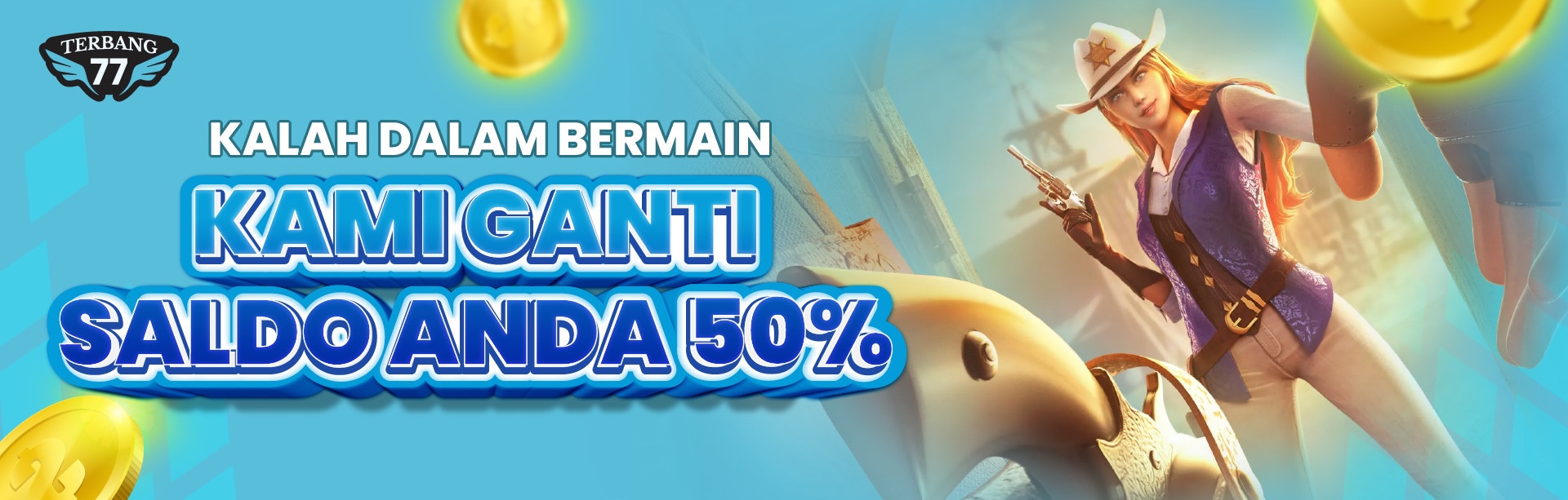 KALAH DALAM BERMAIN KAMI GANTI SALDO ANDA 50%