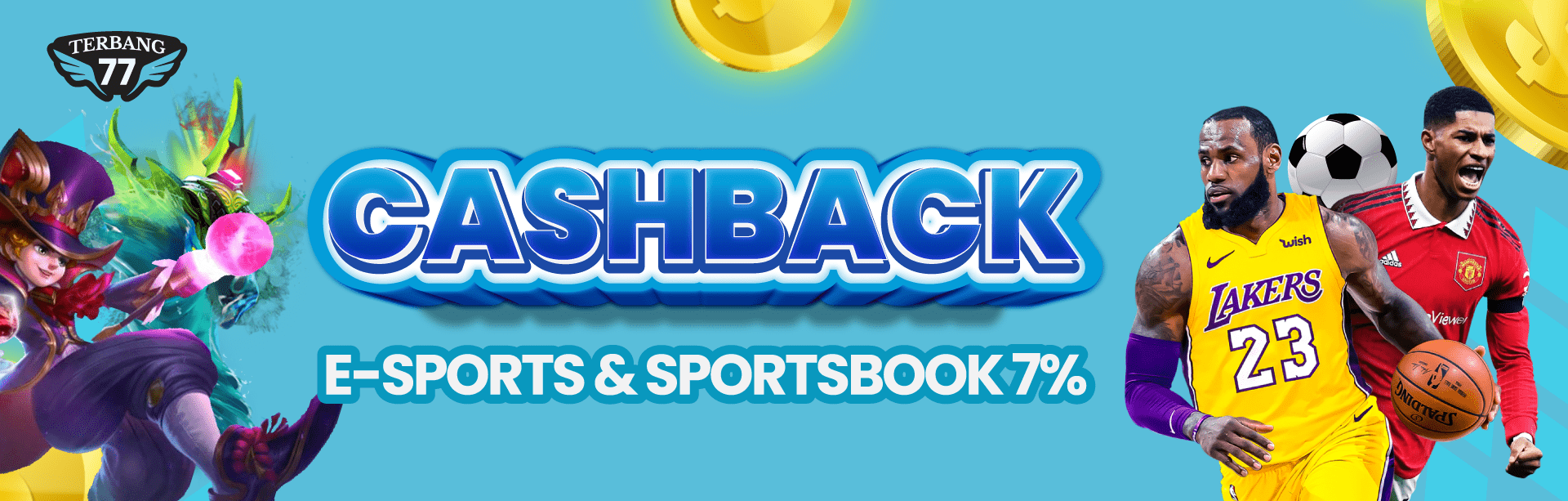 CASHBACK 7% SPORTS